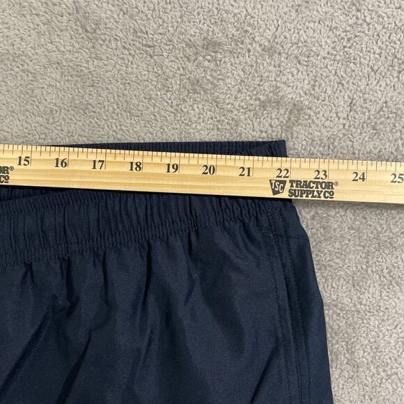 NWOT Lands' End Men's XXL Navy Swim Shorts Elastic Waist Drawstring Mesh Liner - Picture 4 of 9